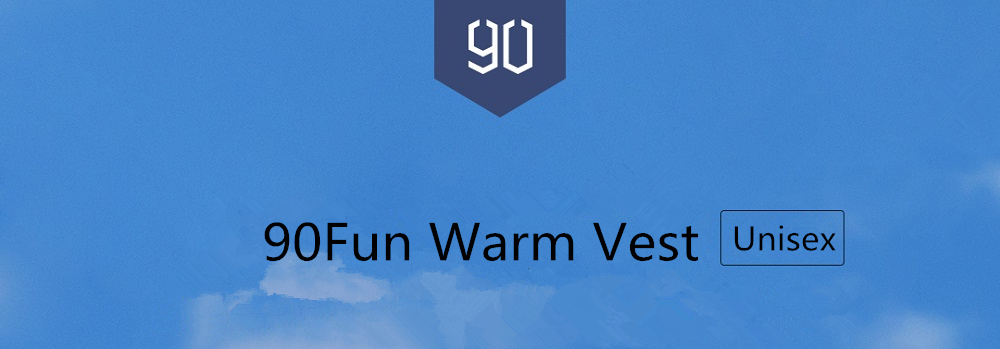 Xiaomi 90Fun Unisex Warm Vest (LITHERMO Cotton Long-lasting Heat Storage Size S Men) - Black
