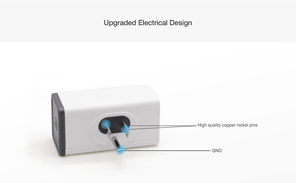 Sonoff S31 Lite US 16A Mini Smart Wifi Socket Wireless Smart Switch Plug App Control Works with Alexa Google Home - White