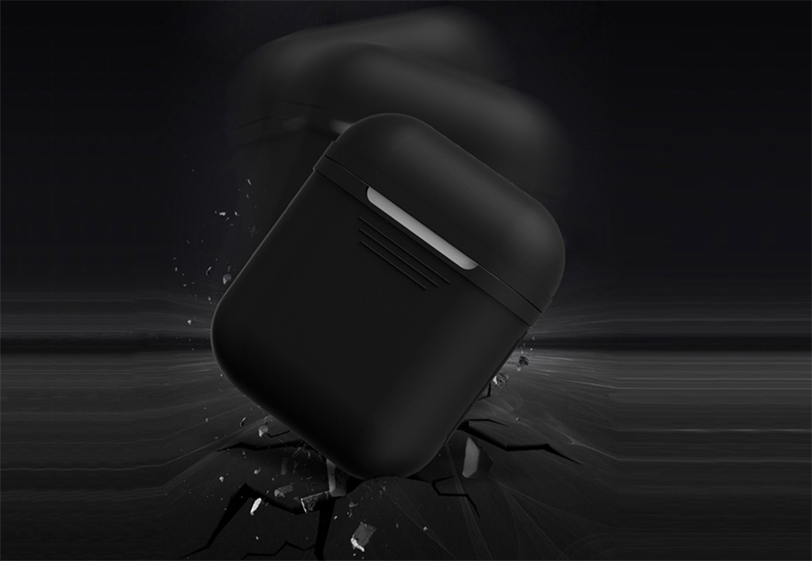 Silicon Case For Apple AirPods Portable Shock Proof Protective Cover For Headphones - Transparent