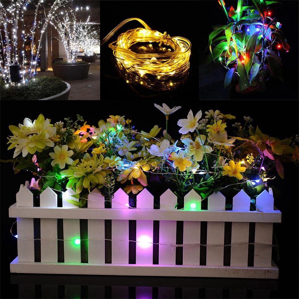 30PCS Fairy LED String Light Copper Wire Strip Light for Wedding Garland Lighting Decoration (3 Meters) - Warm White