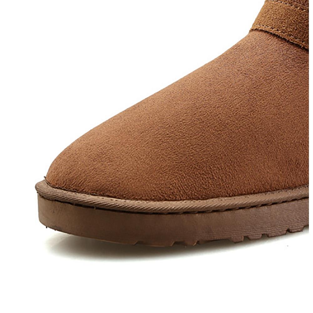 Winter Men Boots Lovers Snow Boots Winter Shoes Warm Cotton Boots Size EU 39 - Yellow