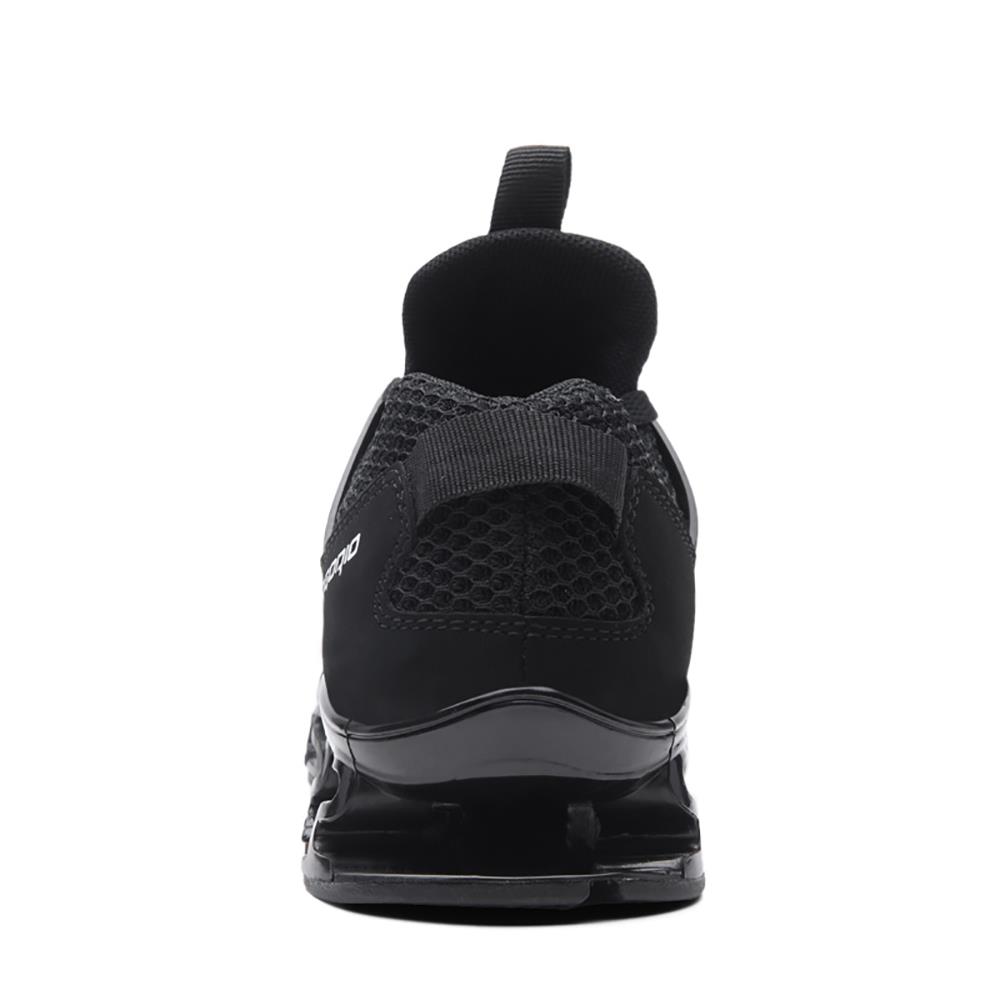 TK10 Men's Casual Outdoor Tennis Sneakers (Breathable Comfortable Color Running Shoes Size EU39.5) - Black