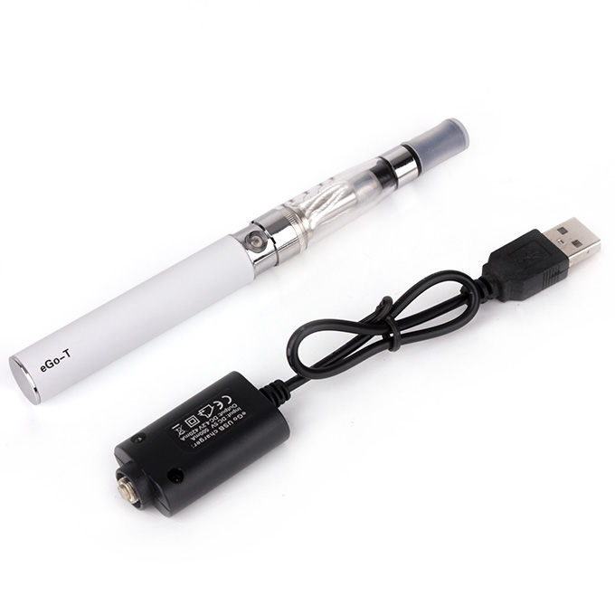 CE4 Electronic Cigarette Blister kits e-cig ce4 Atomizer 900mAh battery with USB charger - White