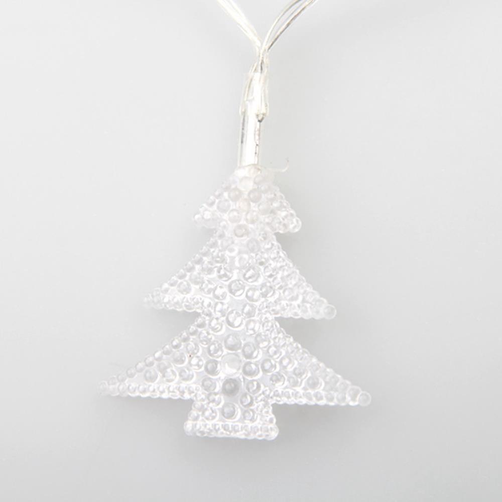 20PCS Christmas Tree LED String Lights for Christmas New Year (2.2 Meters) - White