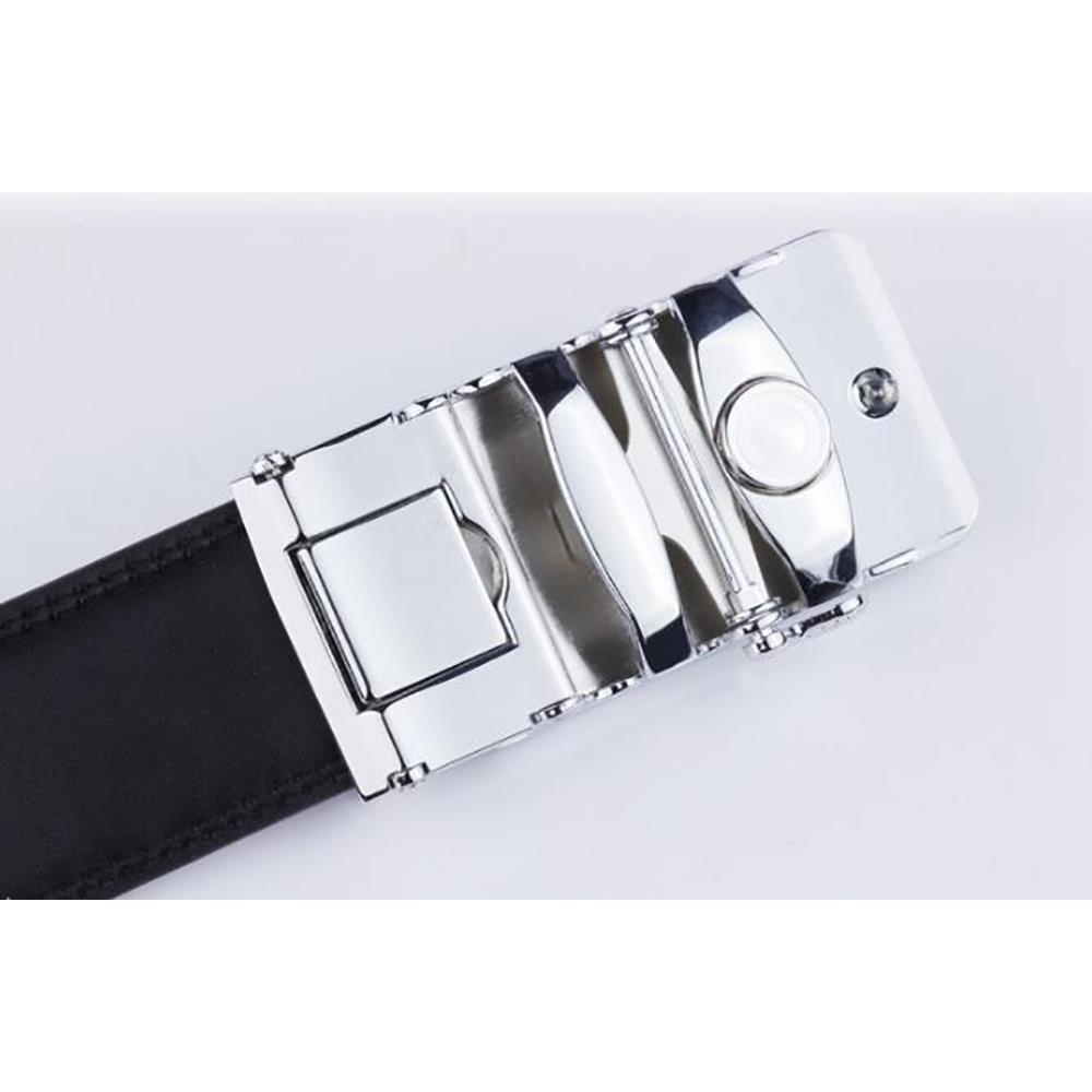 ZD39 Men's Genuine Leather Belt - Gold Buckle