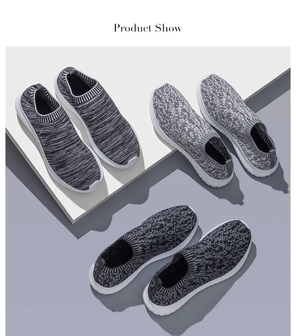 Xiaomi UREVO Unisex Casual Lightweight Sneakers (Breathable Vamp Anti-slip Sole Size EU35 Women) - Black