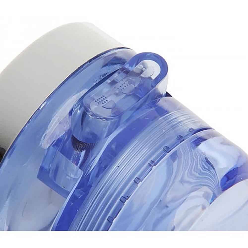 Negative Ionic Shower Head Handheld High-Pressure Water-saving Three-functions Sprayer for Bathroom - Silver