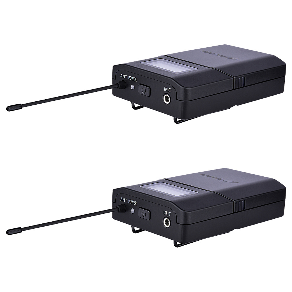 Yelangu MX1 Outdoor Wireless Microphone 70M Wireless Working Distance For Camera Recording - Black