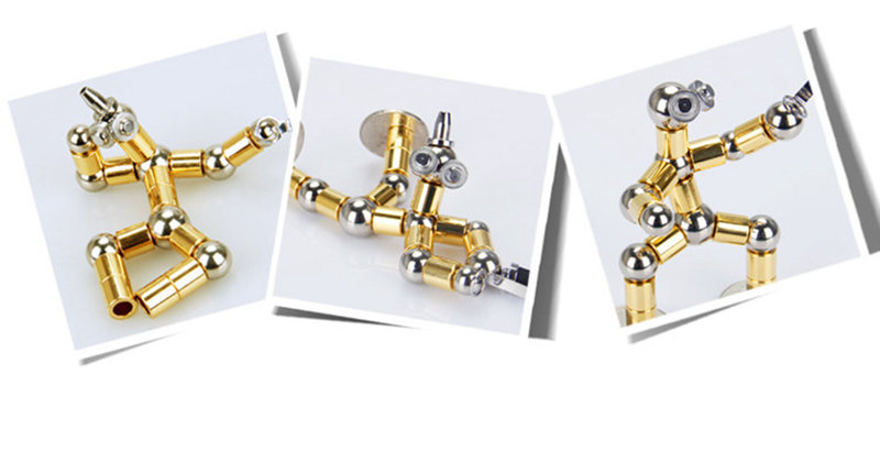 Magnetic Pen Metal Magical Neutral Pressure Reduction Signature Multi-functional Creative Pen - Silver