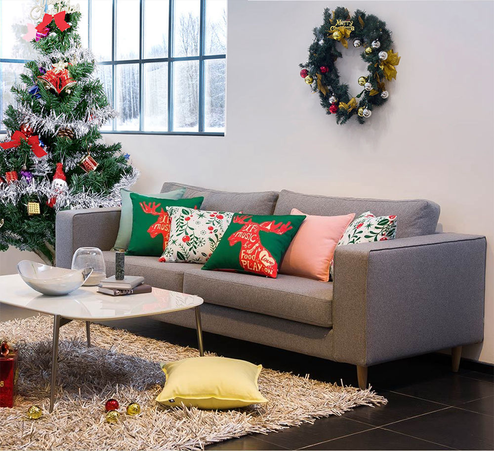 Xiaomi Christmas Pillow for Sofa Bedroom Home Decor - Christmas Reindeer