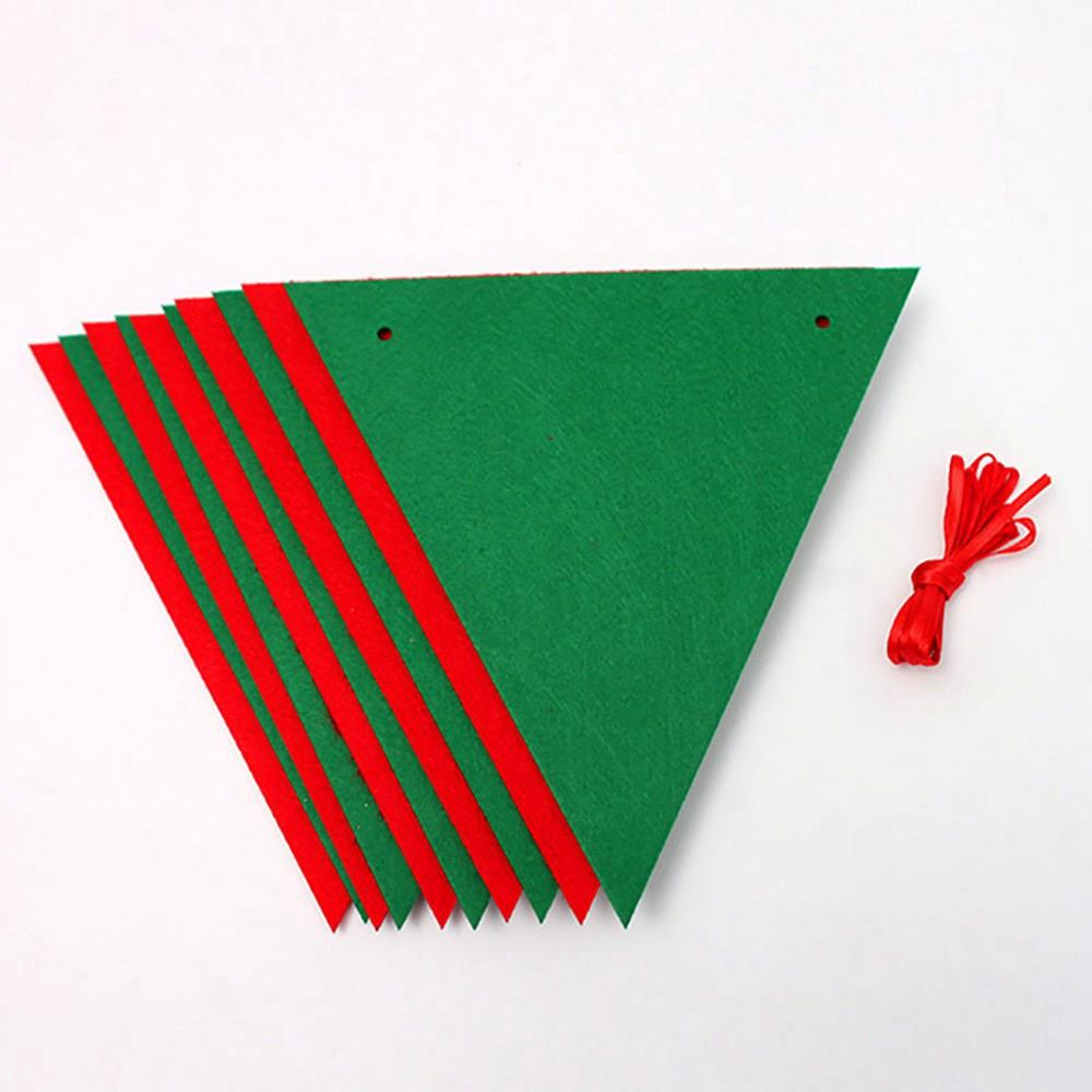 String Flags Hanging Flags for Christmas Decorations Shopping Malls - Triangle