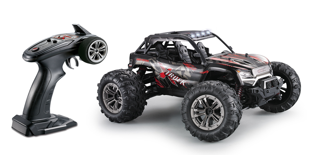 XINLEHONG Toys 9137 2.4G 1:16 4WD Brushed Monster Truck Off-road RC Car RTR - Blue