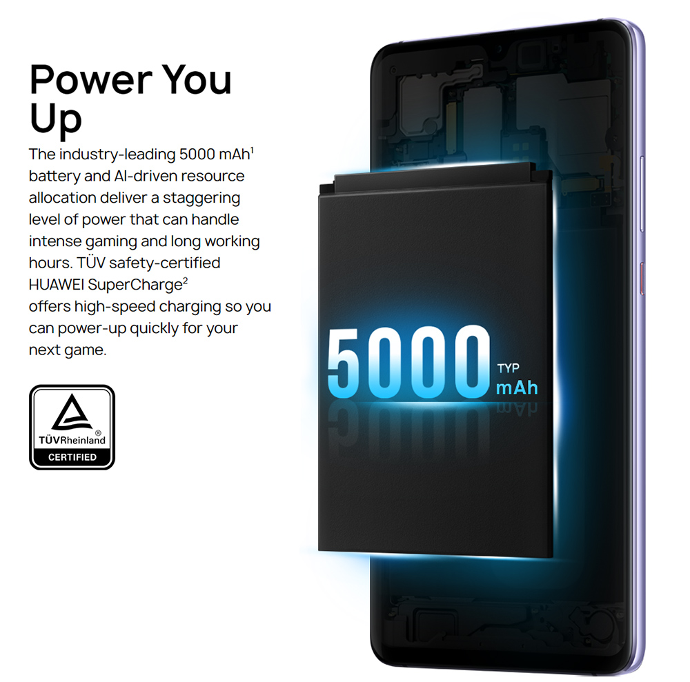 HUAWEI Mate 20 X 7.2 Inch 4G LTE Smartphone Kirin 980 6GB 128GB 40.0MP+20.0MP+8.0MP Triple Rear Cameras Android 9.0 NFC IR Remote Control Touch ID - Phantom Silver