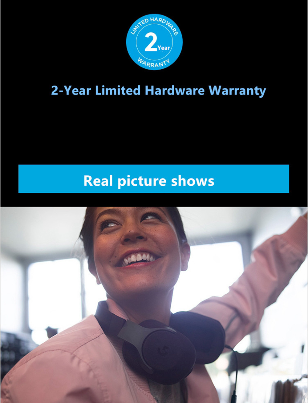 Logitech G433 7.1 Wired Surround Sound Gaming Headset with Mic E-sports Headset - Red