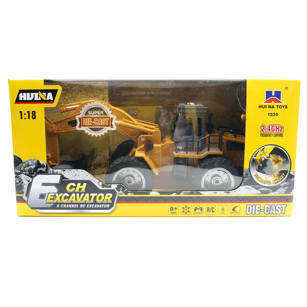 HuiNa Toys 1530 2.4G 6CH 1:18 RC Alloy Rooter Truck RTR