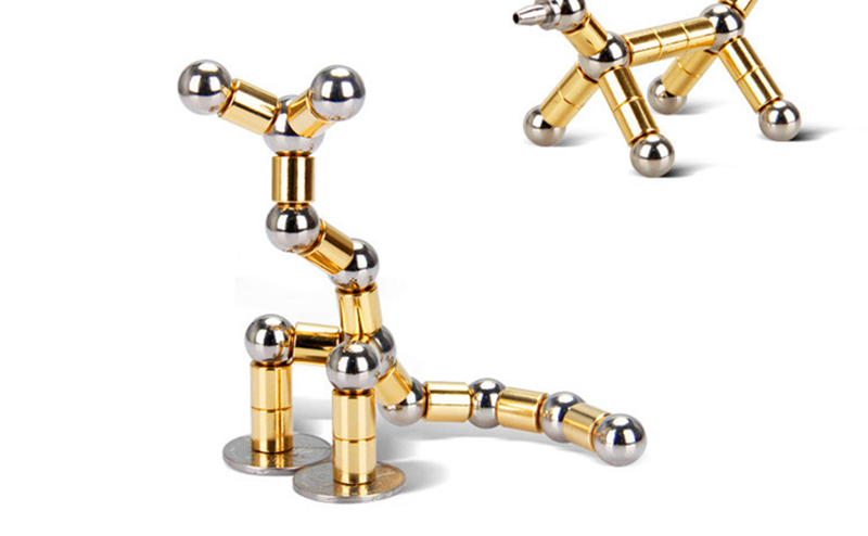 Magnetic Pen Metal Magical Neutral Pressure Reduction Signature Multi-functional Creative Pen - Silver