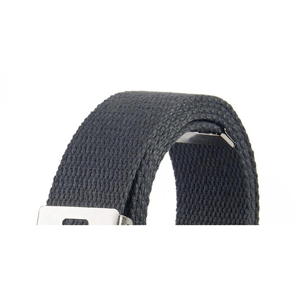 TGB Unisex Canvas Belt - Dark Gray