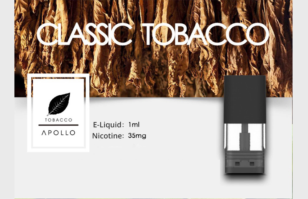 APOLLO BREZ E-Cigarette Kit Replaceable Cartomizer 320mAh Battery 1ml Tank - Black