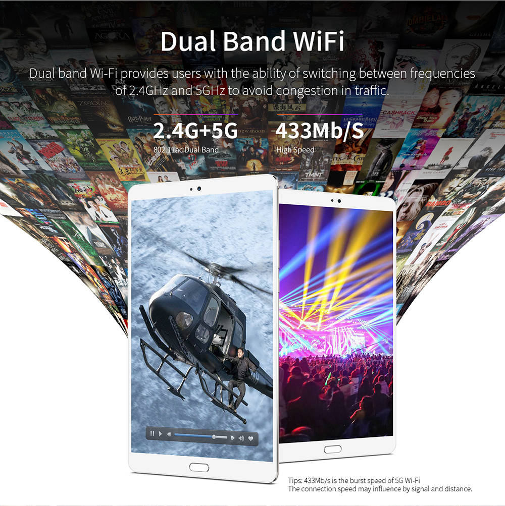 Teclast T8 Tablet MediaTek MT8176 Q Hexa-core 2.1GHz 8.4 Inch 2560x1600 IPS 4GB RAM DDR3L 64GB ROM eMMC WIFI Android 7.0 - White/Gold