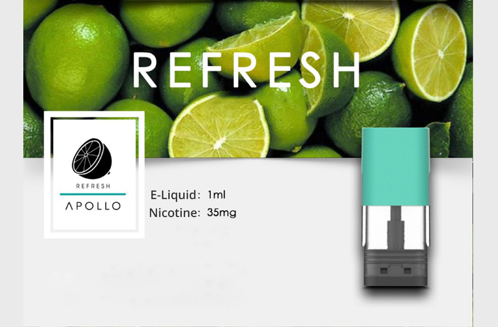 APOLLO BREZ E-Cigarette Kit Replaceable Cartomizer 320mAh Battery 1ml Tank - Black