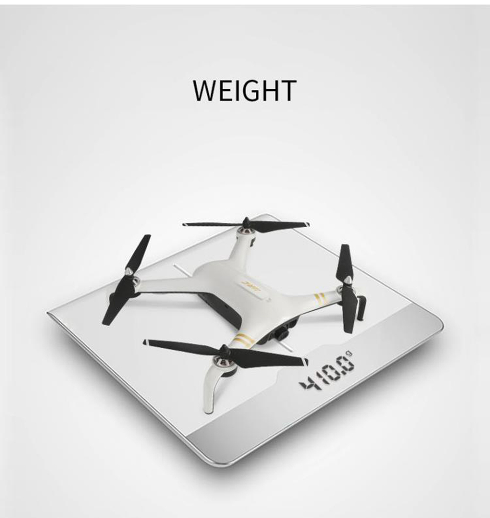 JJRC X7 SMART 1080P 5G WiFi FPV Double GPS Brushless RC Drone with One-Axis Gimbal Camera 25mins Flight Time RTF - White