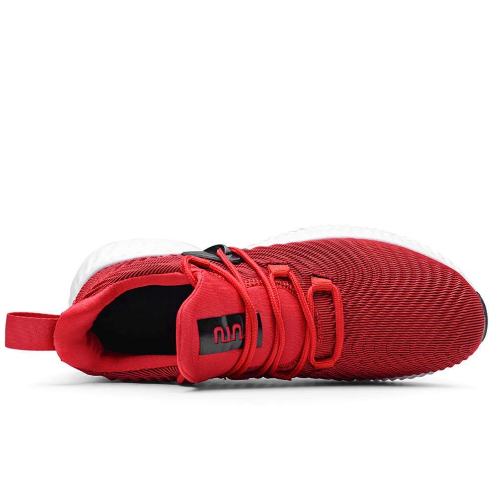 Men Fashion Casual Sneakers Lace-up Sports Shoes EU39.5 - Red
