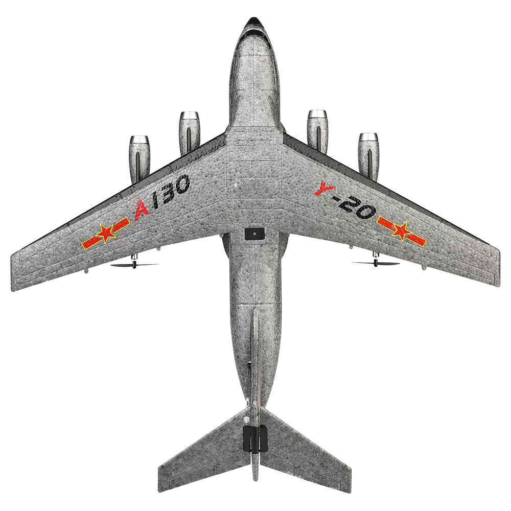XK A130-Y20 2.4G 3CH EPP 500mm Wingspan RC Airplane Fixed Wing Plane Aircraft Built-in Gyro RTF - Gray