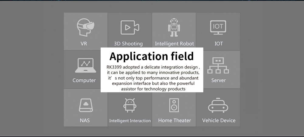 DIY BOX RK3399 Super Development Board  Mali-T864 2GB 16GB 4K 10 Bit VP9  US UK EU