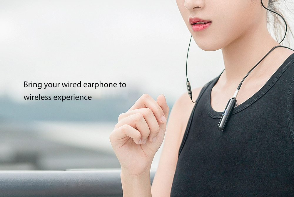 MEIZU BAR01 Bluetooth Receiver Wireless Audio Adapter for Smartphone Tablet PC Home Car Stereo Sound System - White