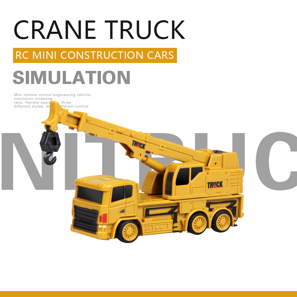 ShenQiWei 8028 1:64 4CH Mini Dump Truck RC Car Engineering Vehicles - RTR