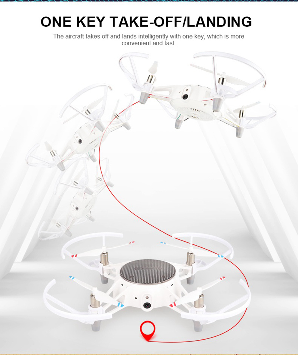 XY-021 WiFi FPV RC Drone with HD Camera Automatic Obstacle Avoidance Altitude Hold Mode RTF - Gold