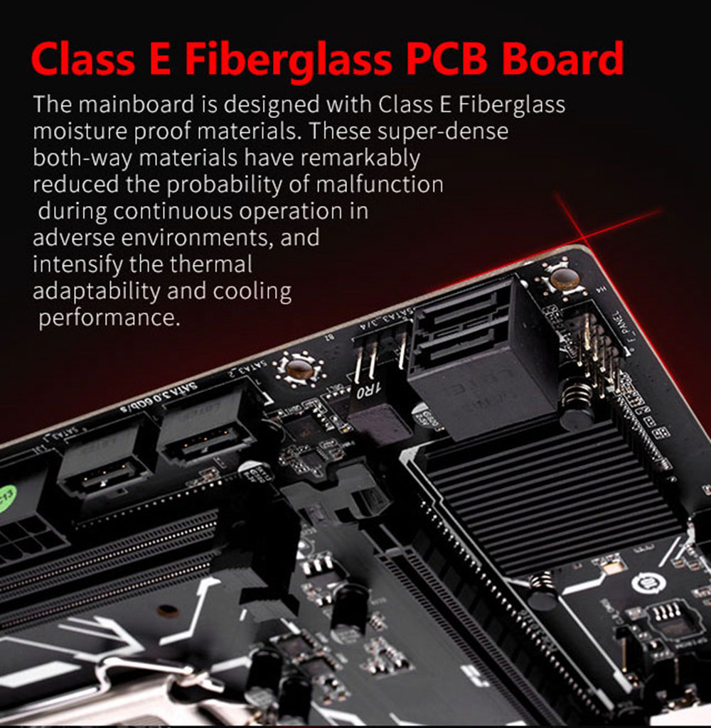 Colorful C.H310M-K PRO V20 Motherboard Intel LGA 1151 mATX DDR4 SATA3 PCI-E3.0 USB3.0 VGA+DVI - Black