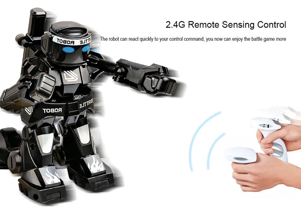 777-615 2.4G Body Sense Remote Control Battle RC Robot Kids Gift Toy - White