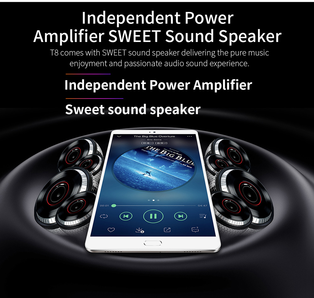 Teclast T8 Tablet MediaTek MT8176 Q Hexa-core 2.1GHz 8.4 Inch 2560x1600 IPS 4GB RAM DDR3L 64GB ROM eMMC WIFI Android 7.0 - White/Gold