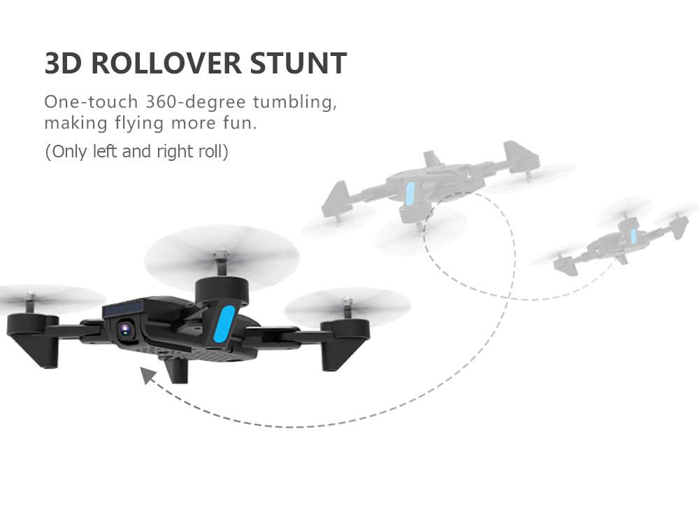 SG700-D 1080P WiFi FPV Foldable RC Drone Optical Flow Positioning RTF - Black