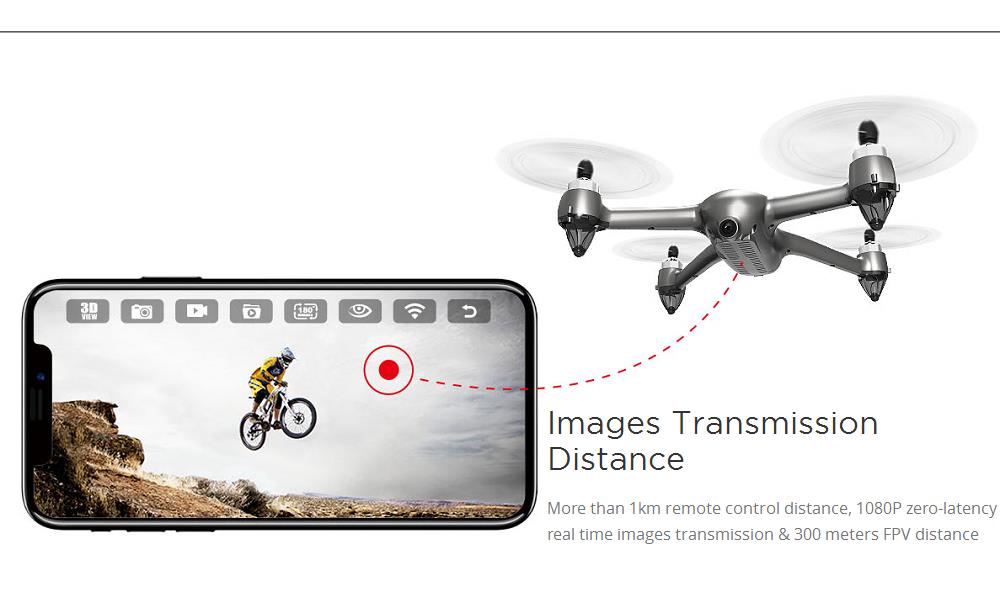 MJX Bugs 2 SE B2SE 1080P FHD GPS 5G WiFi FPV Brushless RC Drone with Altitude Hold Mode RTF - Two Battery