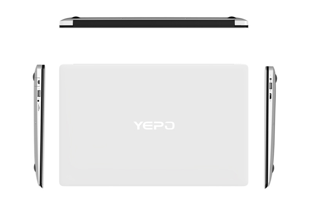 YEPO 737A6 Laptop Intel Apollo Lake J3455 Quad Core 15.6" IPS Screen 1920*1080 Windows 10 6GB RAM 256GB SSD - Silver