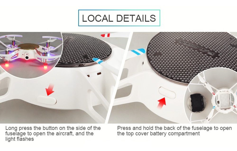 XY-021 WiFi FPV RC Drone with HD Camera Automatic Obstacle Avoidance Altitude Hold Mode RTF - Gold
