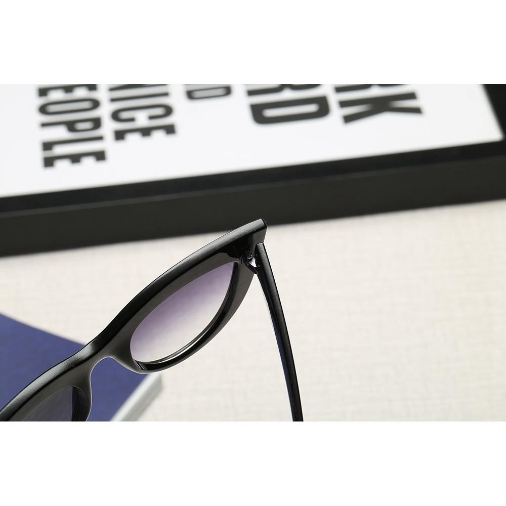 S17066 Unisex Tinted Color Sunglasses HD Lens Eyewear Eye Protector For Outdoor Cycling Hiking - Black + Gray