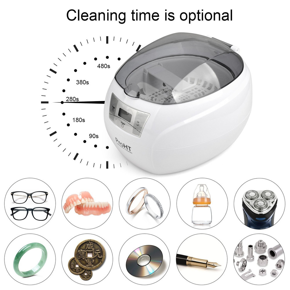 900S Ultrasonic Cleaning Machine Automatically Multi-function Cleaner Tool with LCD Screen Display