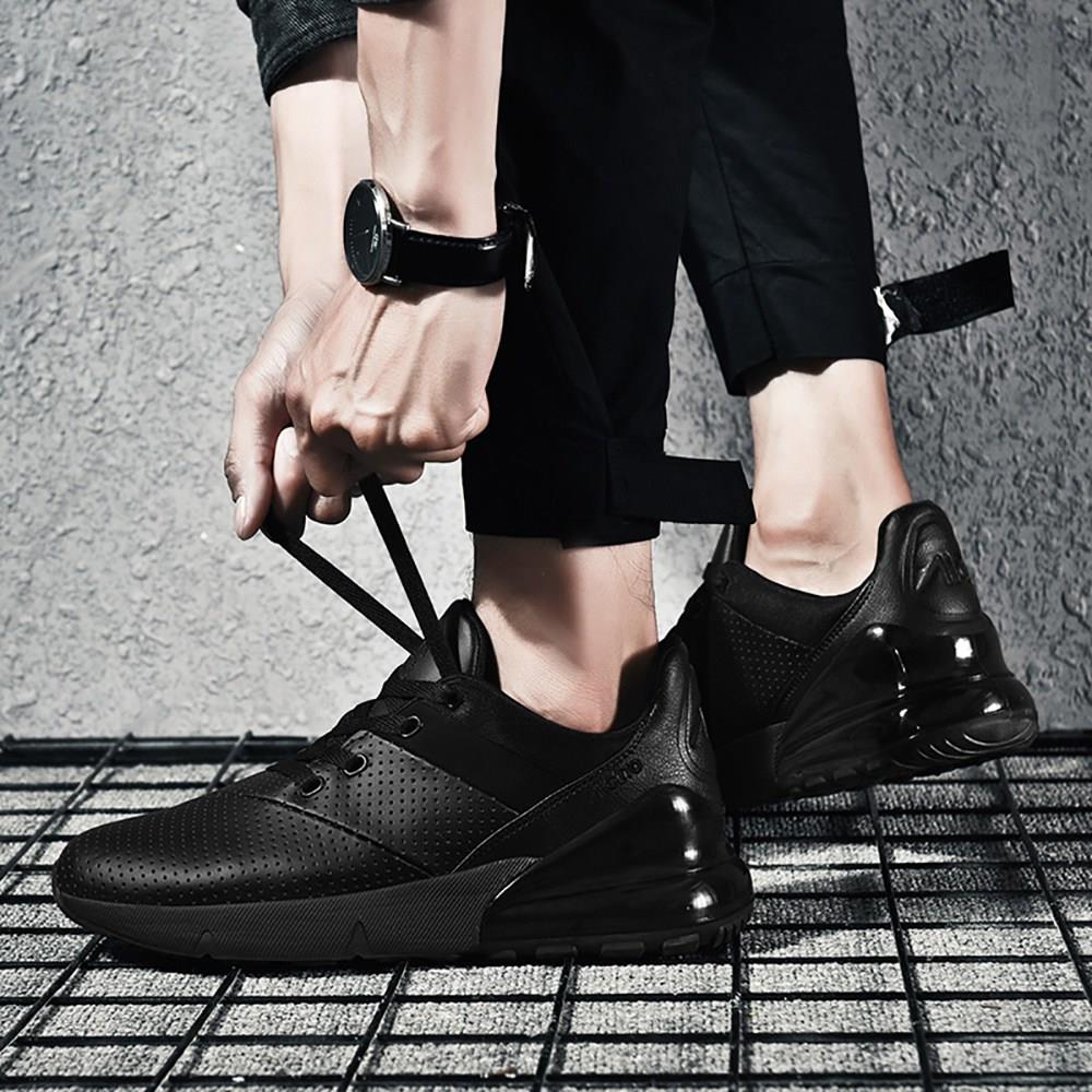 Men Casual Sneakers Mesh Outdoor Running Shoes EU39.5 - Black