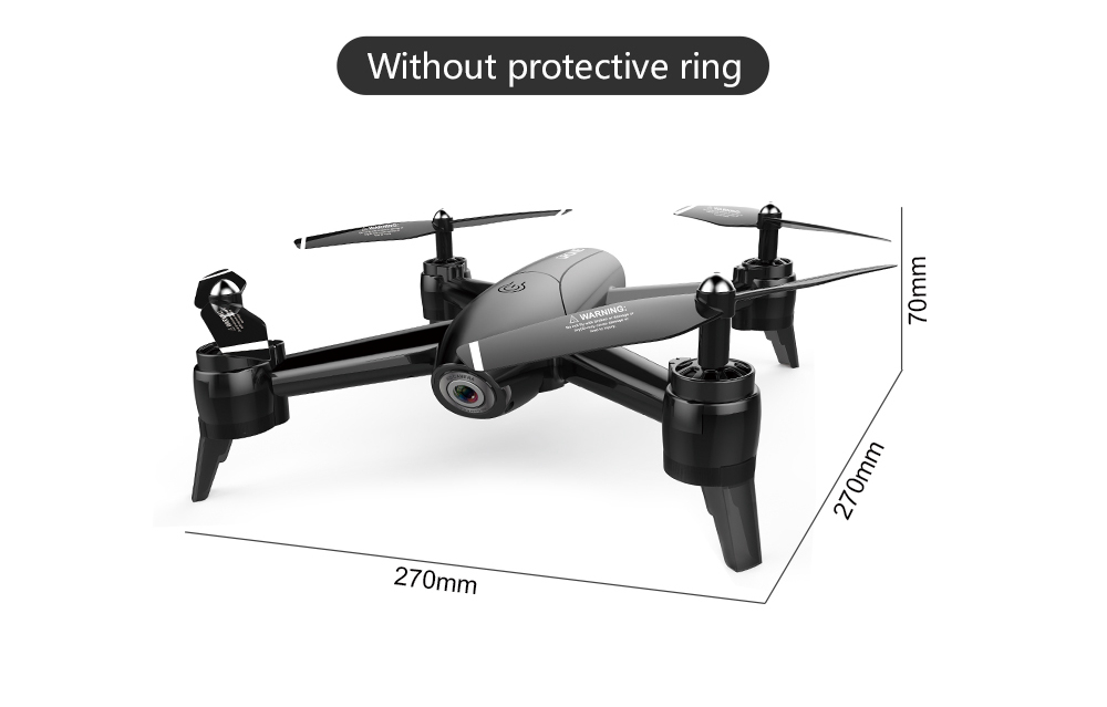 SG106 1080P WiFi FPV RC Drone Optical Flow Positioning RTF - Black