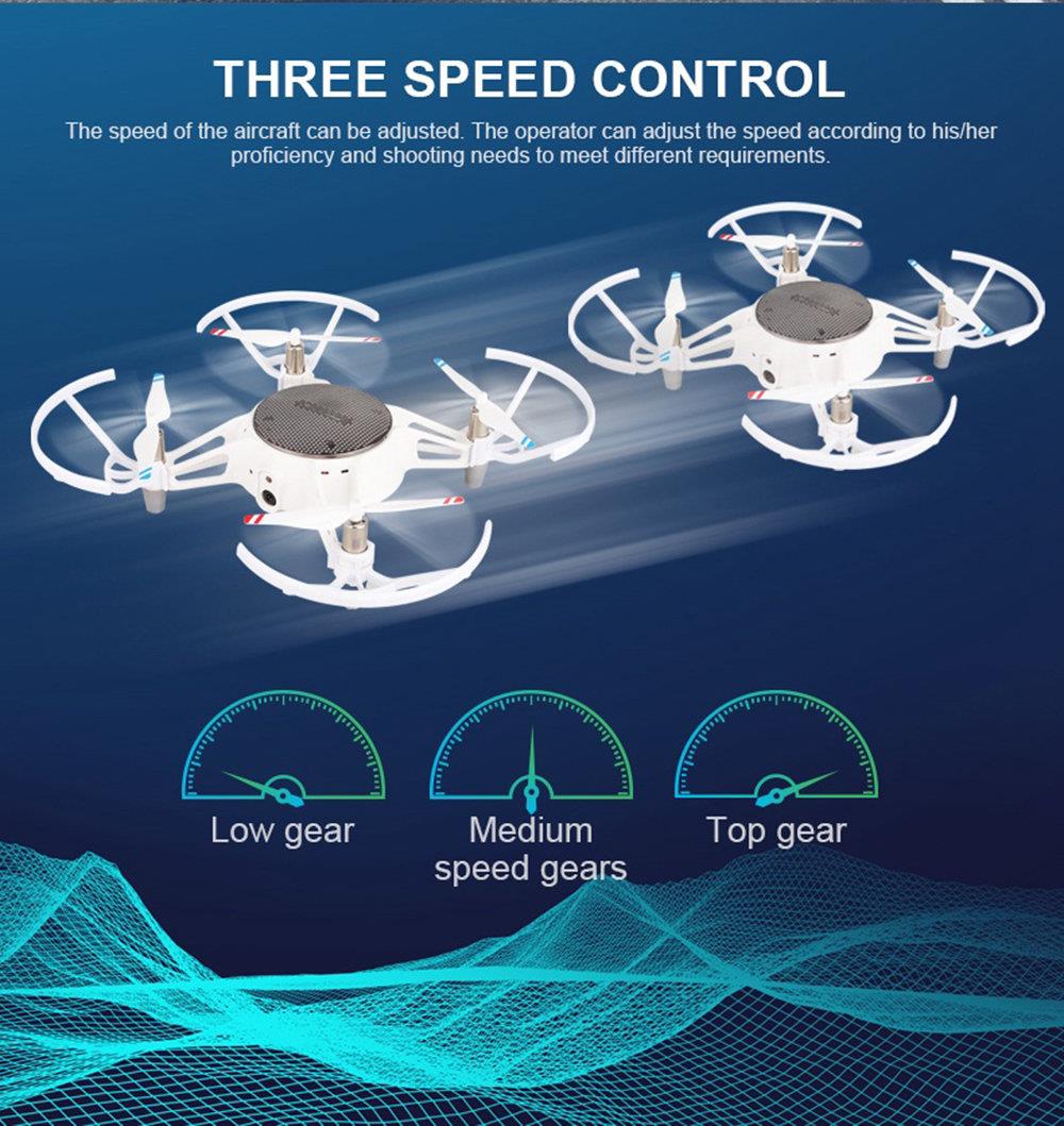 XY-021 720P HD WiFi FPV RC Drone Automatic Obstacle Avoidance Altitude Hold Mode RTF - Red