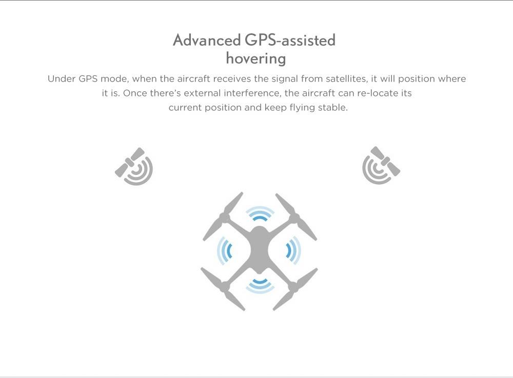 JJRC X8 CETUS 1080P FHD GPS 5G WIFI FPV Brushless RC Drone Follow Me Mode RTF - Two Battery