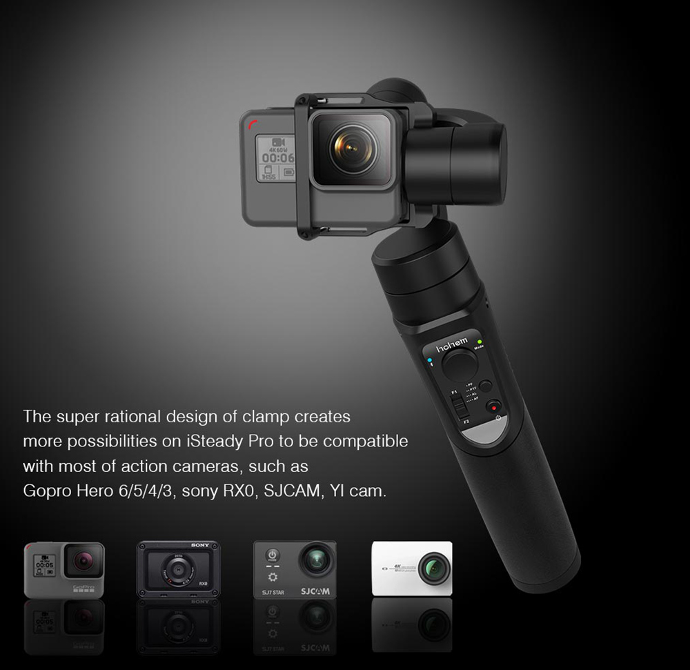 Hohem ISteady Pro 3 Axis Brushless Handheld Gimbal Stabilizer