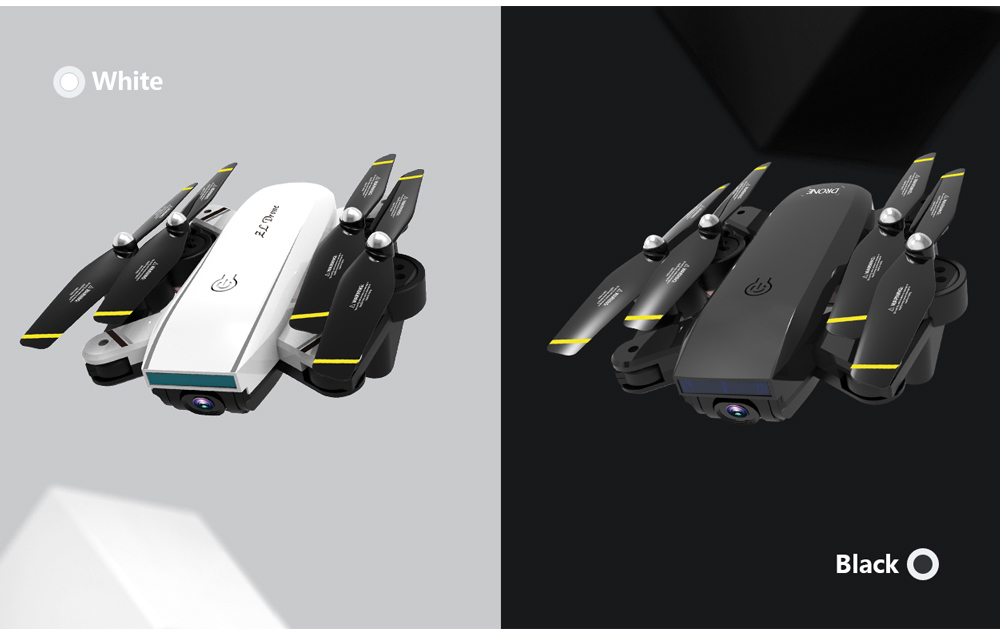 SG700-D 1080P WiFi FPV Foldable RC Drone Optical Flow Positioning RTF - Black
