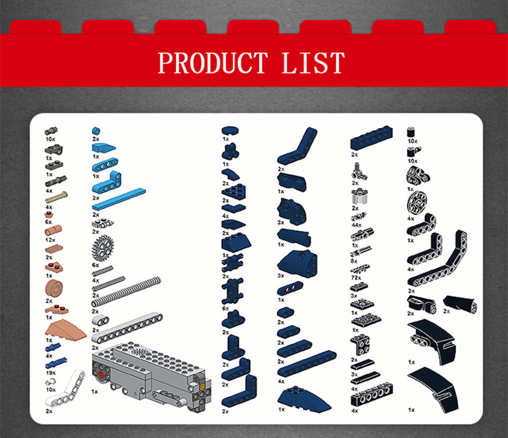 MoFun M2 BB13002 349PCS 2.4G 4CH DIY Smart Remote Control Building Block RC Robot Toy