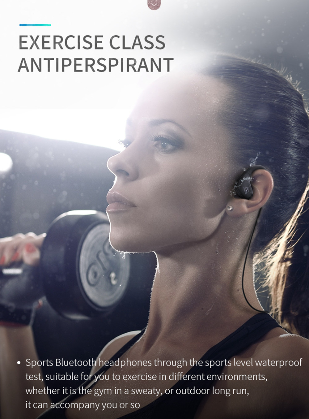 VR SHINECON SC-J11 Headphones Wireless Bluetooth Sports for IOS Android Smart Phone - Black