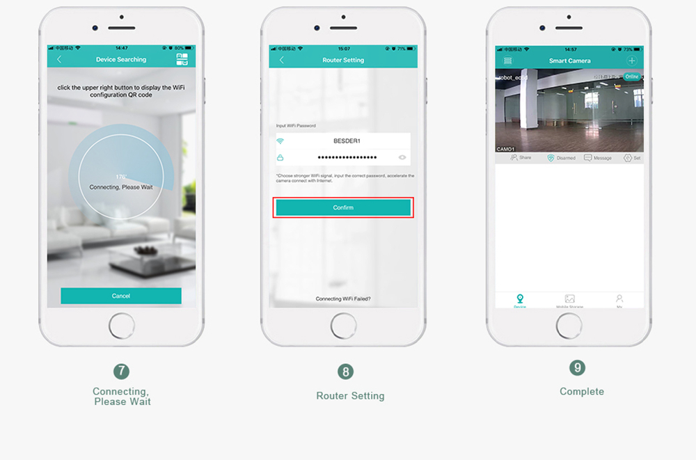 BESDER BES-N703F 1.3MP 960P Wifi Panoramic IP Camera 360 Degree E27 Bulb Light Fisheye Camera - White