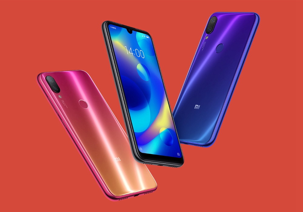 Xiaomi Mi Play 5.84 Inch 4G LTE Smartphone MTK P35 4GB 64GB 12.0MP+2.0MP Dual Rear Cameras MIUI 10 Touch ID - Black